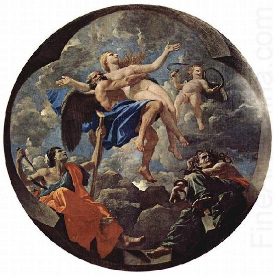 Nicolas Poussin Die Zeit und die Wahrheit, Allegorie, Tondo china oil painting image